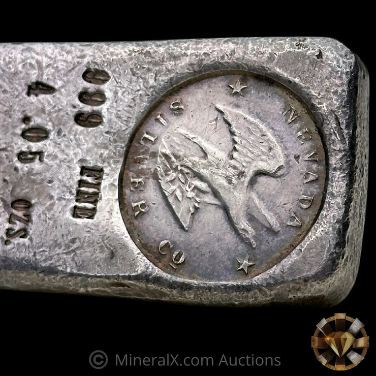 4.95oz Nevada Silver Co Vintage Silver Bar