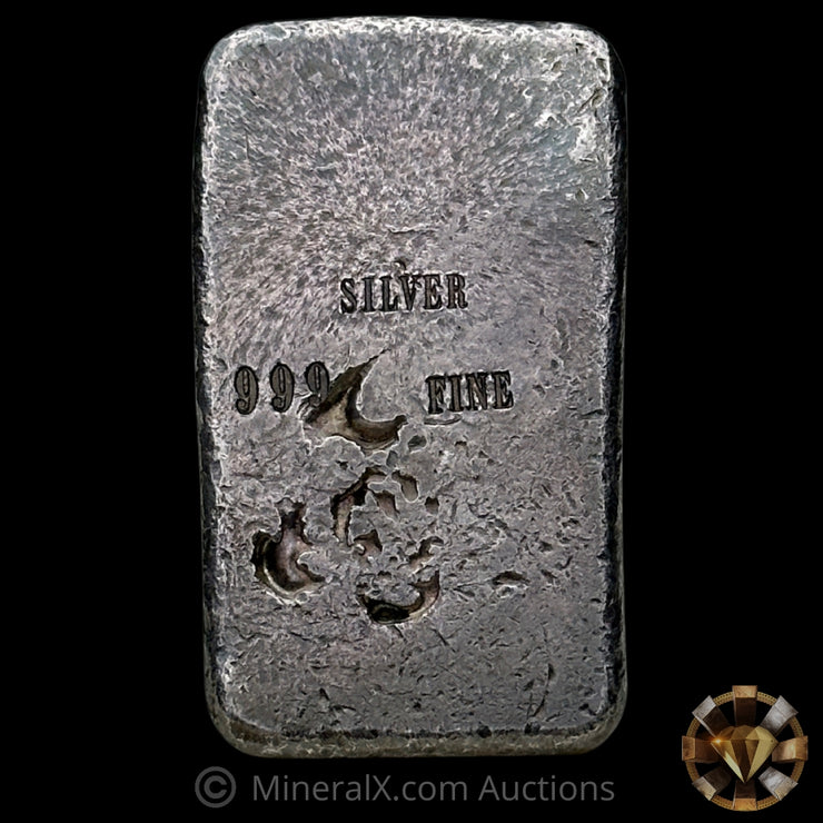 4.95oz Nevada Silver Co Vintage Silver Bar