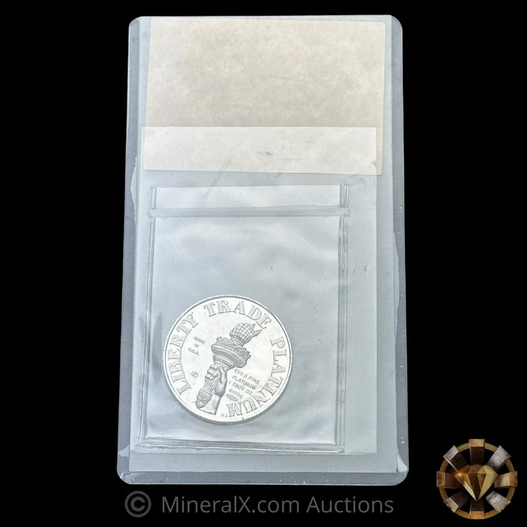 1oz 1986 Engelhard MTB Bank Liberty Trade Platinum Vintage Coin Mint in Seal With Assay Certificate