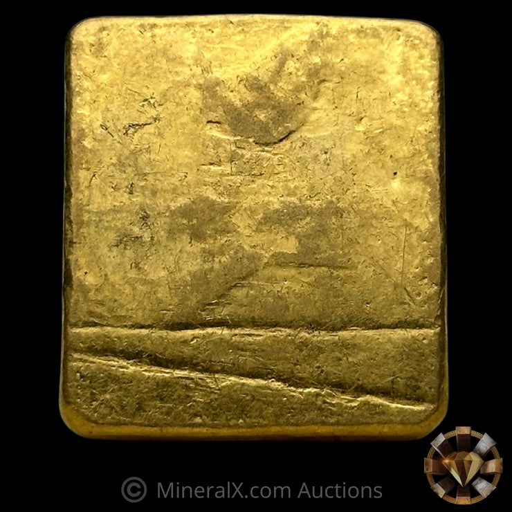 100g (3.215oz) Harrington Metallurgy Australia Vintage Gold Bar