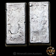 x2 10oz (21.32oz) 1981 Homestake Mining Company Sequential Serial Vintage Silver Bar Lot
