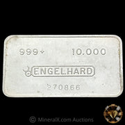 10oz Engelhard With Dot Bull Logo Vintage Silver Bar