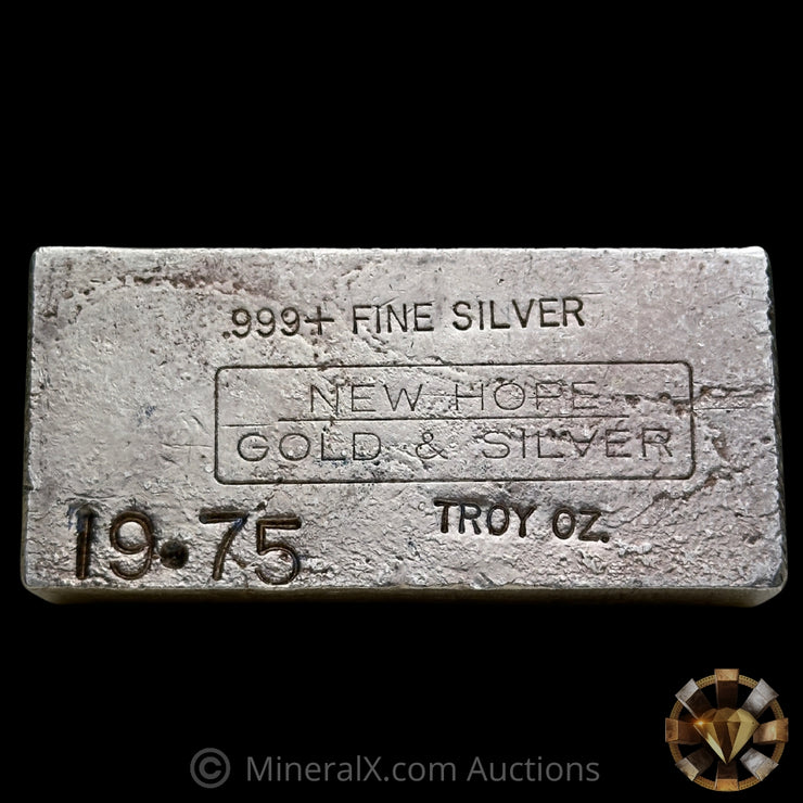 19.75oz New Hope Gold & Silver Vintage Silver Bar