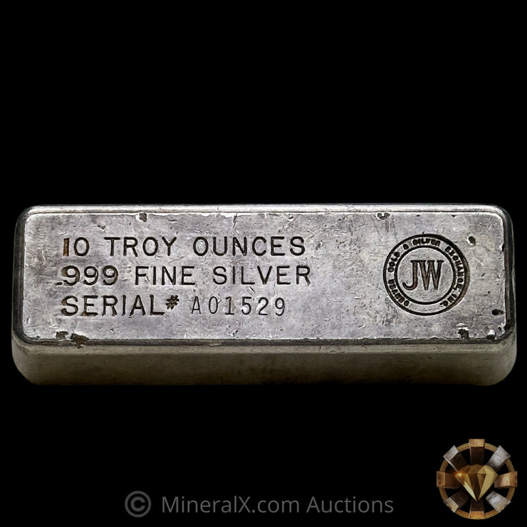 10oz JW Vintage Silver Bar