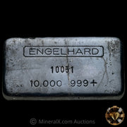 10oz Engelhard 2nd Series Top Hallmark Exceedingly Rare Middle Serial Vintage Silver Bar (Believed To Be 12 Known Examples)