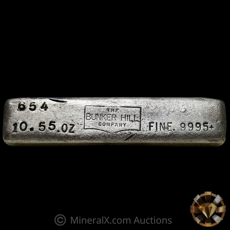10.55oz The Bunker Hill Company Vintage Silver Bar