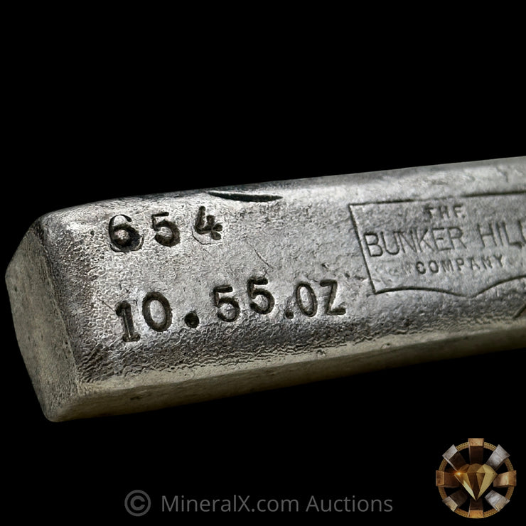 10.55oz The Bunker Hill Company Vintage Silver Bar