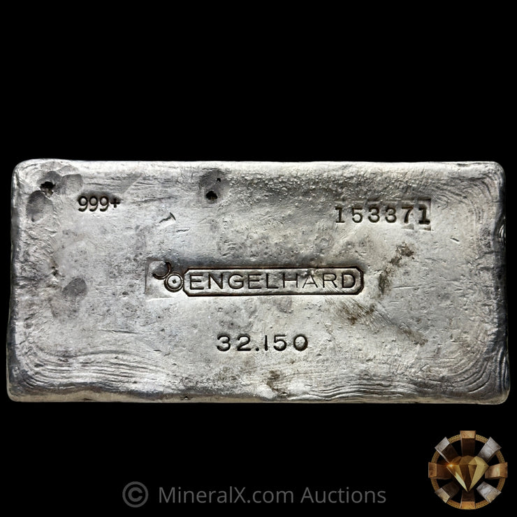 32.150oz (Kilo) Engelhard 2nd Series Vintage Silver Bar