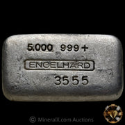 5oz Engelhard 4th Series Rare 4 Digit Large Font Serial Variety Vintage Silver Bar