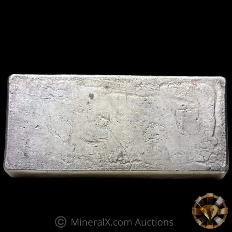 50oz Engelhard 6th Series Bull Logo Vintage Silver Bar