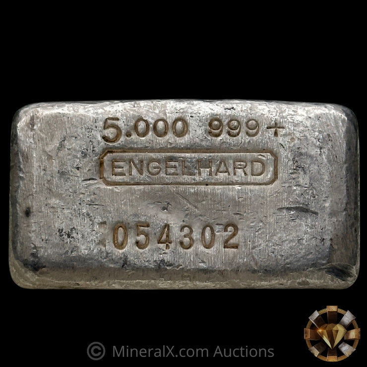 5oz Engelhard 0 Leading 6th Series Vintage Silver Bar