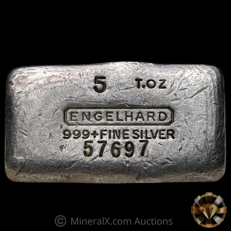 5oz Engelhard 7th Series Vintage Silver Bar
