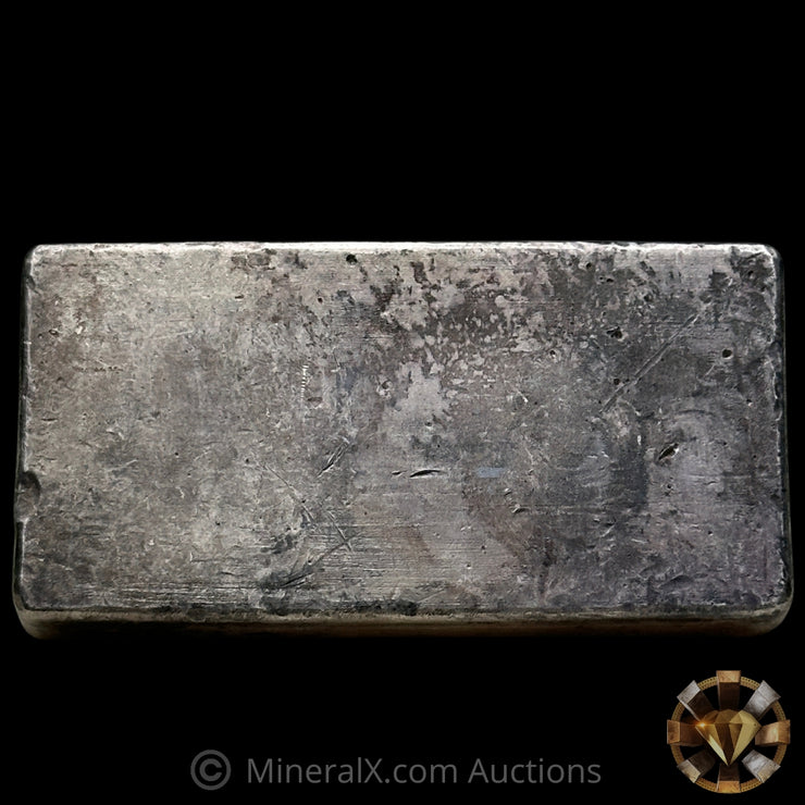 10oz Engelhard Bull Logo -1 Suffix Variety Vintage Silver Bar