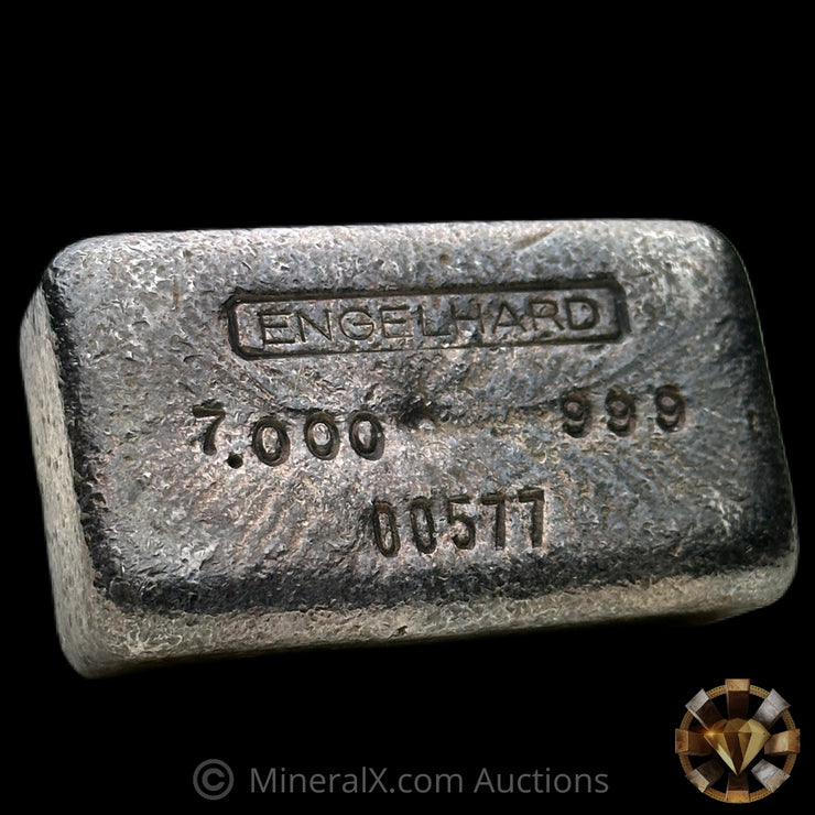 7oz Engelhard 1st Series Top Hallmark Vintage Silver Bar
