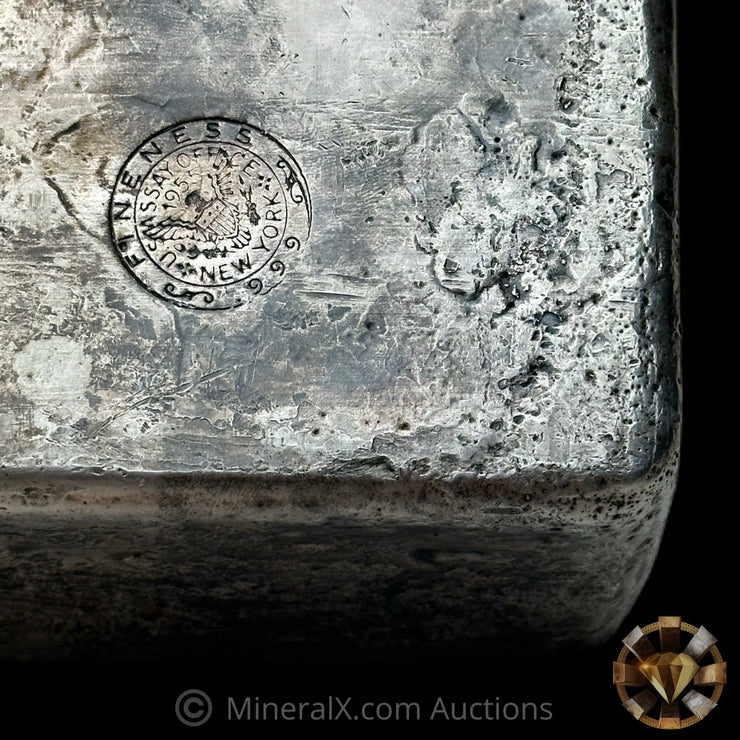 1041.68oz 1955 New York Assay Office Authentic Gov Issued COMEX