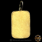 1/4oz ABC Australian Bullion Company Vintage Gold Pendant Bar