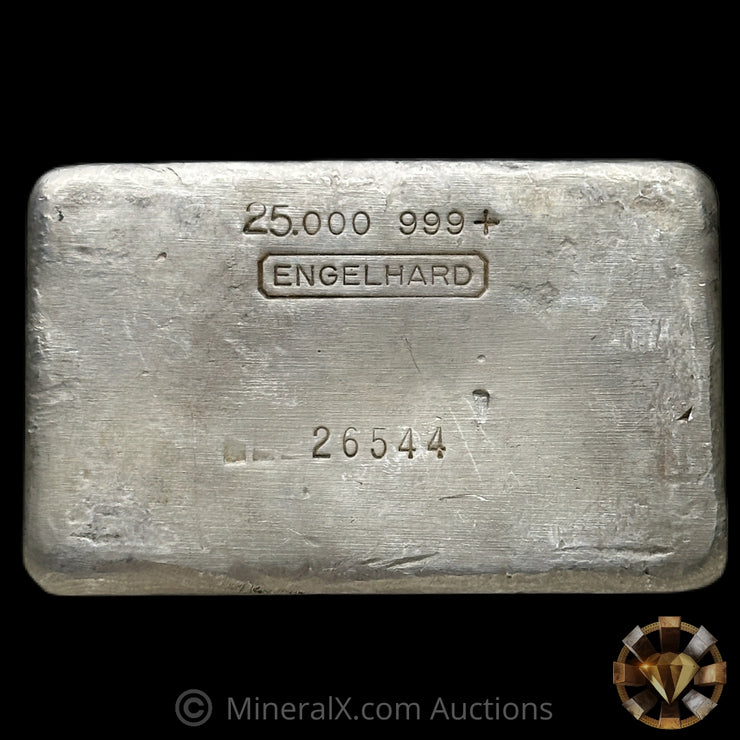 25oz Engelhard 2nd Series Vintage Silver Bar