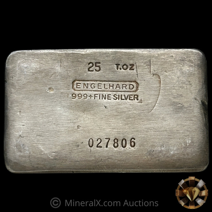 25oz Engelhard 3rd Series Vintage Silver Bar
