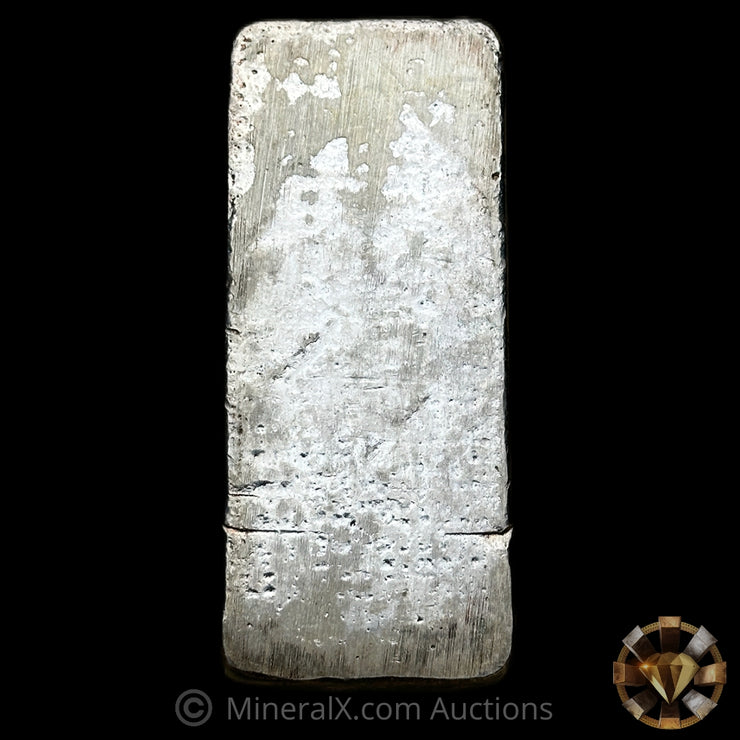 Kilo Engelhard London Vintage Silver Bar With Mocatta & Goldsmid Counterstamp