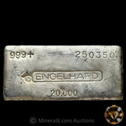 20oz Engelhard 8th Series Bull Logo Vintage Silver Bar