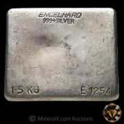 1.5KG Engelhard Australia Vintage Silver Bar With Exceedingly Rare SILEC Reverse Counterstamp (Believed To Be The Only Known Example)