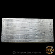 50oz Engelhard 6th Series Bull Logo Vintage Silver Bar With Striated Reverse And Sides