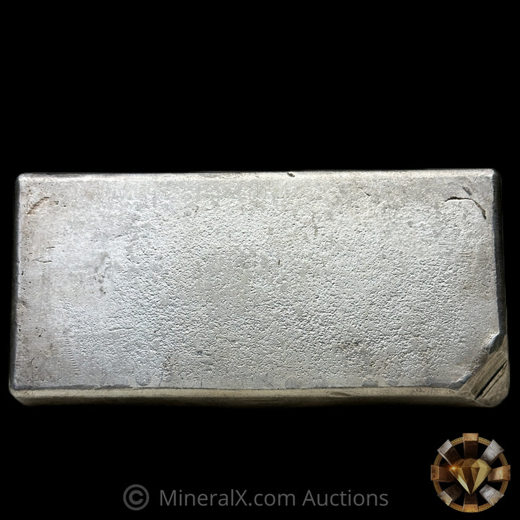 100oz Engelhard 7 Digit 2nd Series Vintage Silver Bar (See Desc)