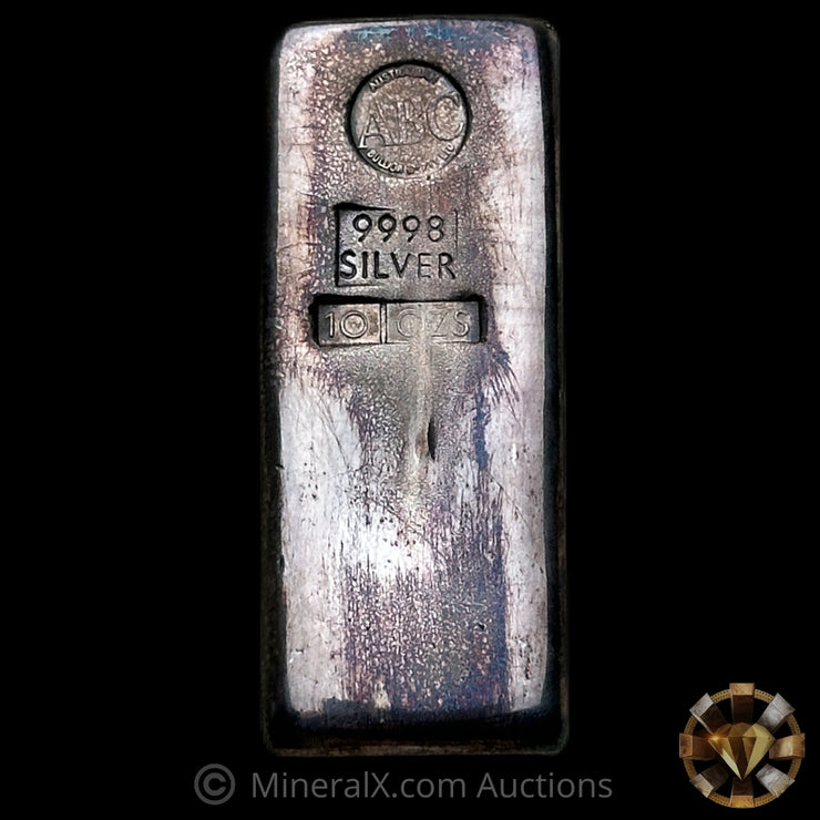 10oz ABC Australian Bullion Company Vintage Silver Bar