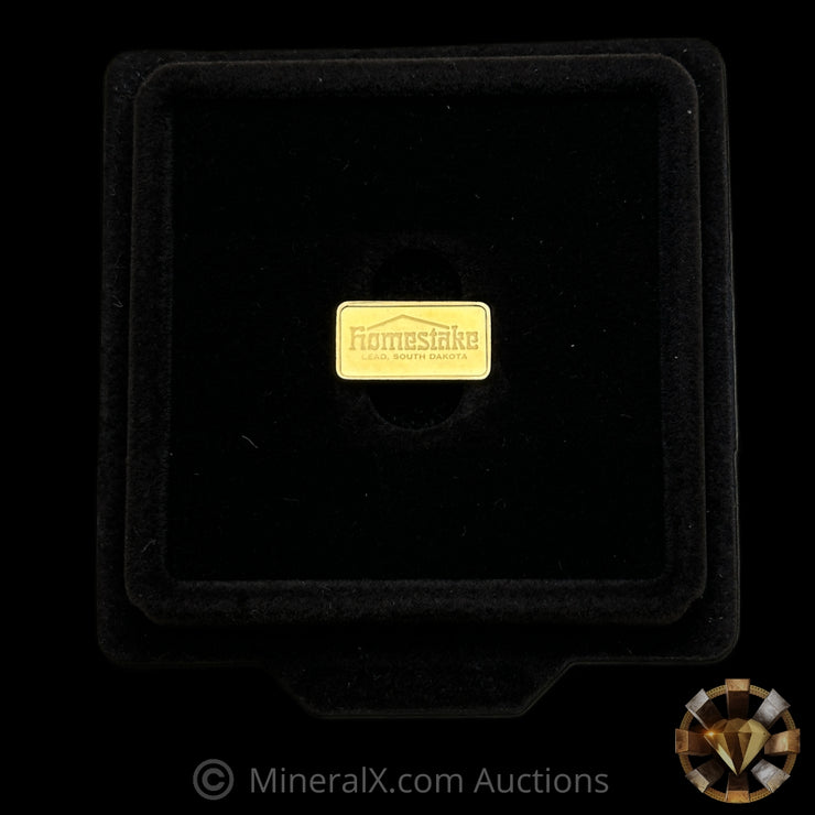 2.7g Homestake Mining Franklin Mint Vintage Gold Bar