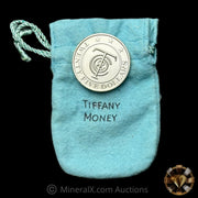 1oz Tiffany Money Sterling Silver Coin With Original Bag
