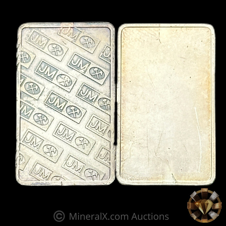 x2 5g JM Johnson Matthey Vintage Silver Bar Lot