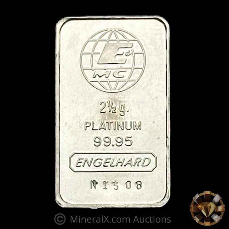 2 1/2g Engelhard Vintage Platinum Bar