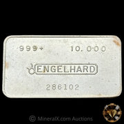 10oz Engelhard No Dot Bull Logo Vintage Silver Bar