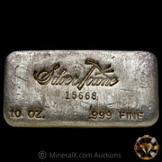 10oz Silvertowne Gridback Vintage Silver Bar