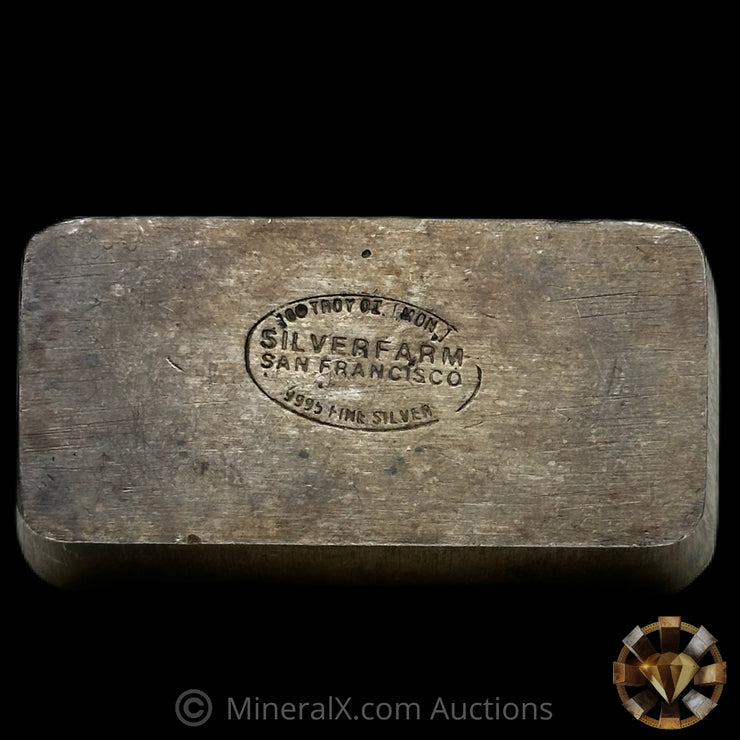 10oz Silverfarm Vintage Silver Bar