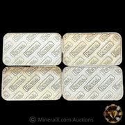 x4 1oz Engelhard Royal Vintage Silver Bar Lot