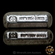 x2 1oz Omega M & B Mining Vintage Silver Bar Lot