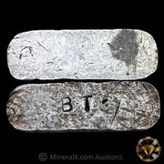 x2 1oz Omega M & B Mining Vintage Silver Bar Lot