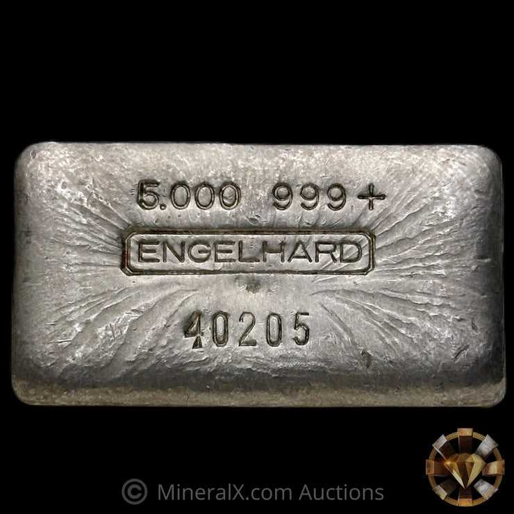 5oz Engelhard 4th Series Vintage Silver Bar