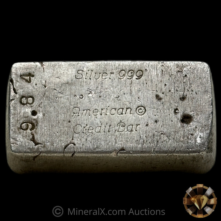9.84oz American Credit Silver Bar