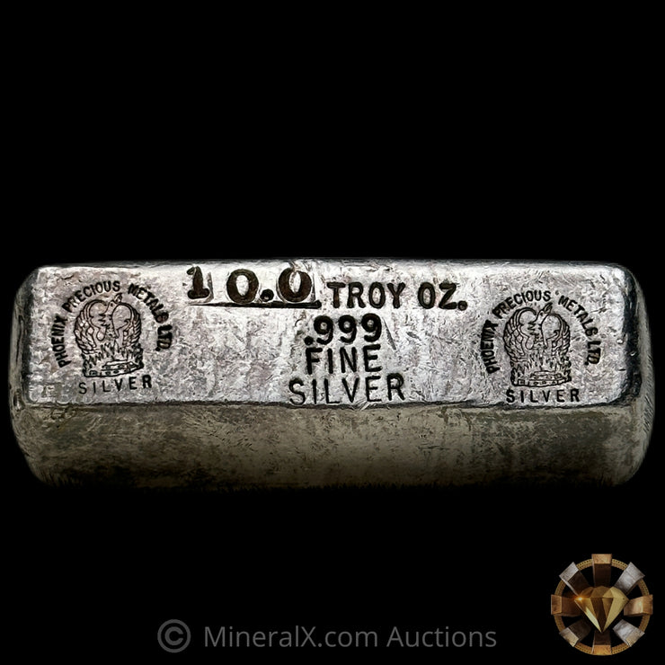 10oz Phoenix Precious Metals Vintage Silver Bar