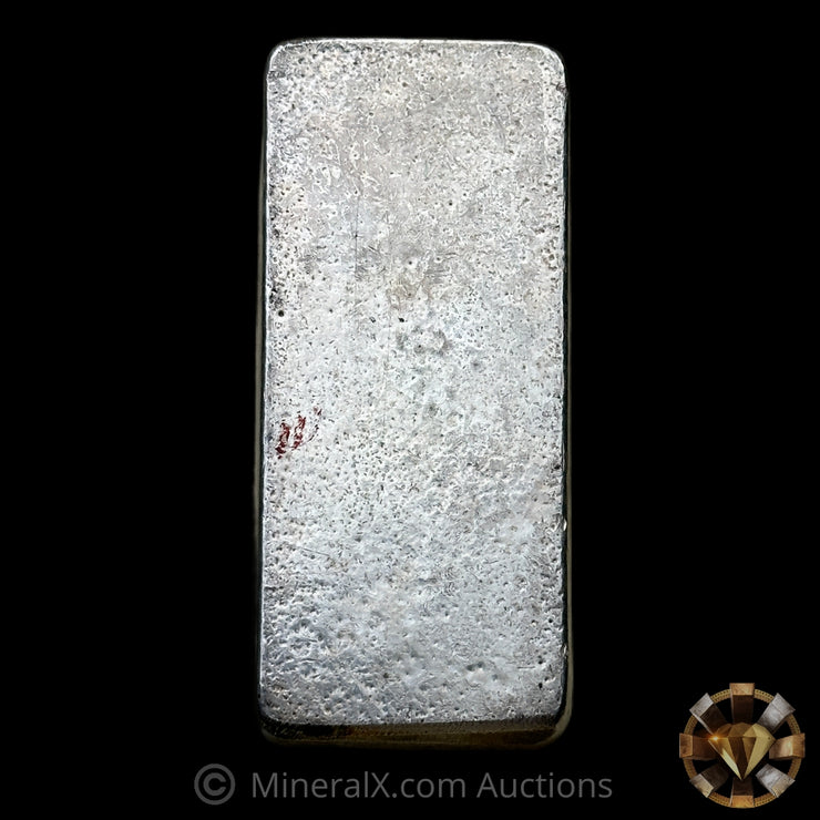 Kilo Johnson Matthey JM London Rare Sharps & Pixley Bullion Brokers Counterstamp Vintage Silver Bar