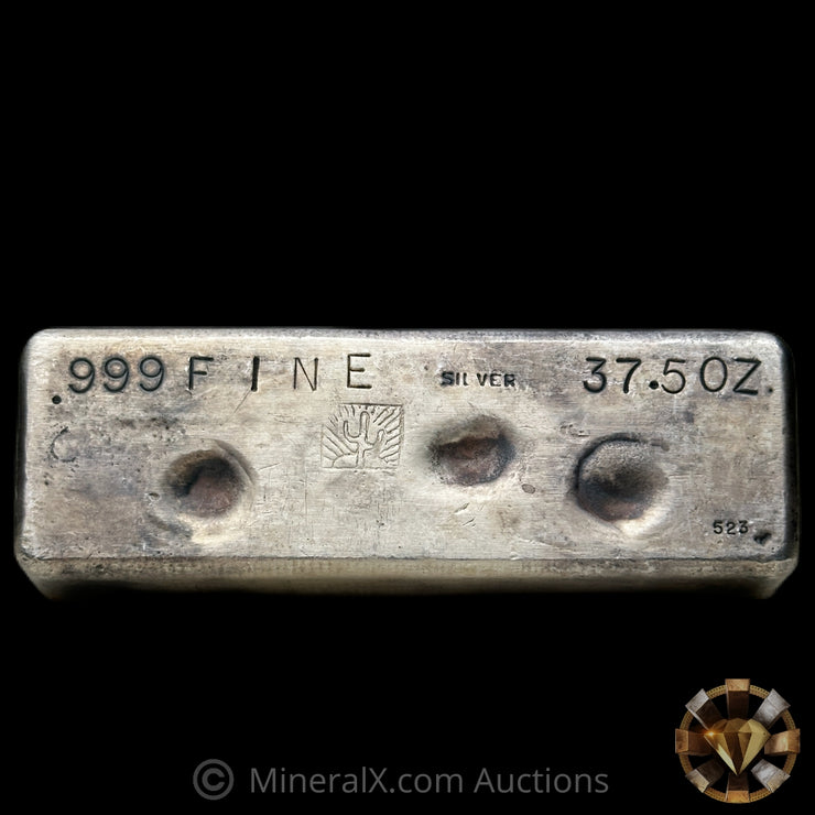 37.5oz Mesa Refining Cactus Hallmark Vintage Silver Bar