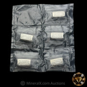 x5 1oz Rodebaugh Silver Bar Lot