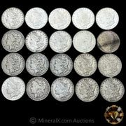 x20 Morgan Silver Dollar US Coin Lot (Mixed Dates)