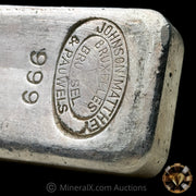 1000g (Kilo) Johnson Matthey JM & Pauwels Bruxelles Brussel Vintage Silver Bar