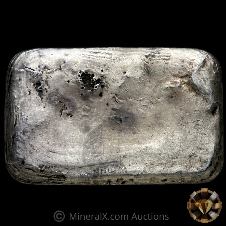 10.28oz Deak Perera Rare Small Font Serial Variety MFD By Capital Metals Vintage Silver Bar With Sharp Stuck Full Hallmark