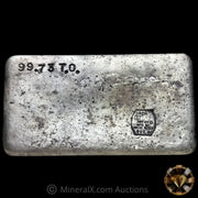 99.73oz Deak Perera MFD By Capital Metals Vintage Silver Bar With Sharp Stuck Full Hallmark