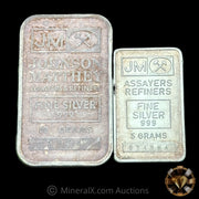 15g JM Johnson Matthey Vintage Silver Fractional Lot