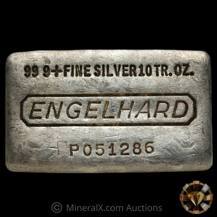 10oz Engelhard Waffleback Vintage Silver Bar